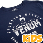 Детская футболка Venum Signature Navy Blue