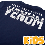 Детская футболка Venum Signature Navy Blue