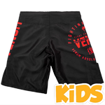 Детские ММА шорты Venum Signature Black/Red