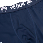 Компрессионные штаны Venum Signature Navy Blue/White