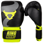 Боксерские перчатки Ringhorns Charger Black/Neon Green