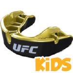 Детская боксерская капа Opro Gold Level UFC B/G