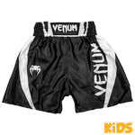 Детские боксёрские шорты Venum Elite Black/White