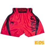 Детские боксёрские шорты Venum Elite Red/Black