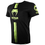 Футболка Venum Logos Black/Neo Yellow