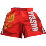 Детские шорты Alfa Brend Camo красные