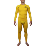 Компрессионные штаны Hardcore Training Perfect Yellow