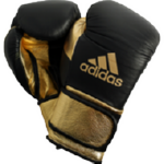 Боксёрские перчатки Adidas Black/Gold