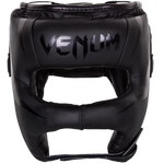 Бамперный боксерский шлем Venum Elite Black/Black