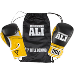 Боксерские перчатки Title Boxing Ali Infused Black/Yellow