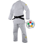Кимоно для дзюдо Adidas Champion 2 IJF Olympic белое с золотым логотипом J-IJF
