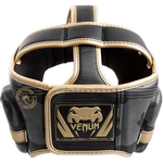 Боксерский шлем Venum Elite Dark Camo/Gold