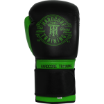 Боксерские перчатки Hardcore Training Premium Black/Green