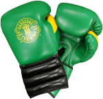 Боксерские перчатки Hardcore Training GRT1 Boxing Gloves Green/Black/Yellow