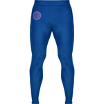 Компрессионные штаны Hardcore Training Base Blue