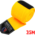 Боксерские бинты Hardcore Training Superior Yellow 3.5