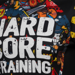 Тренировочный лонгслив Hardcore Training Doodles