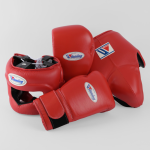Бамперный шлем Winning Face Protector Headgear Red L FG-5000