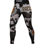 Компрессионные штаны Hardcore Training Raijin Black/White