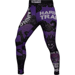 Компрессионные штаны Hardcore Training Raijin Black/Purple