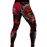 Компрессионные штаны Hardcore Training Raijin Black/Red