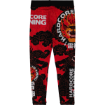 Детские компрессионные штаны Hardcore Training Raijin Black/Red