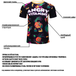 Тренировочная футболка Hardcore Training Angry Vitamins 3.0