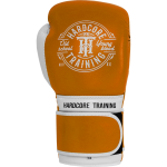 Боксерские перчатки Hardcore Training Premium Mustard/White
