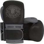 Боксерские перчатки Hardcore Training Premium Black/Gray