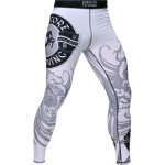 Компрессионные штаны Hardcore Training Heraldry White