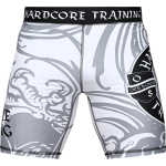 Компрессионные шорты Hardcore Training Heraldry White