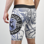 Компрессионные шорты Hardcore Training Heraldry белые