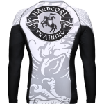 Рашгард Hardcore Training Heraldry White LS