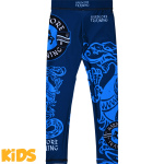 Детские компрессионные штаны Hardcore Training Heraldry Blue