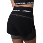 Женские шорты Hayabusa Mid Rise Layered Shorts Black