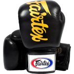 Боксерские перчатки Fairtex BGV19 Tight Fit Deluxe Black