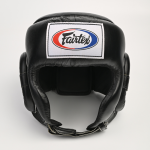 Боксёрский шлем Fairtex HG6 чёрный