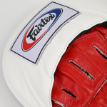 Боксёрские лапы Fairtex FMV9 красный/белый