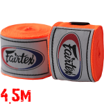 Боксерские бинты Fairtex Orange 4.5м