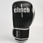 Боксёрские перчатки Clinch Aero 2.0 C136 чёрный/серебристый