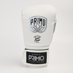 Боксёрские перчатки Primo Emblem II Semi Leather белые