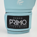 Боксёрские перчатки Primo Emblem II Semi Leather Arctic синие