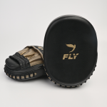Боксёрские лапы Fly Speed Mitts чёрный/золотой