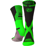 Носки Suzi Wong X-Sole Boxing Socks Black/Flo Green