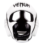 Боксерский шлем Venum Elite White/Black Taille Unique