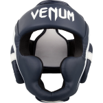 Боксерский шлем Venum Elite White/Navy Blue
