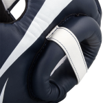 Боксерский шлем Venum Elite White/Navy Blue