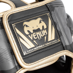 Боксерский шлем Venum Elite Dark Camo/Gold