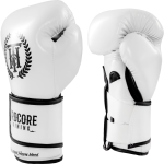 Боксерские перчатки Hardcore Training Revolution White/Black PU