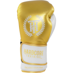 Боксерские перчатки Hardcore Training Revolution Gold/White PU